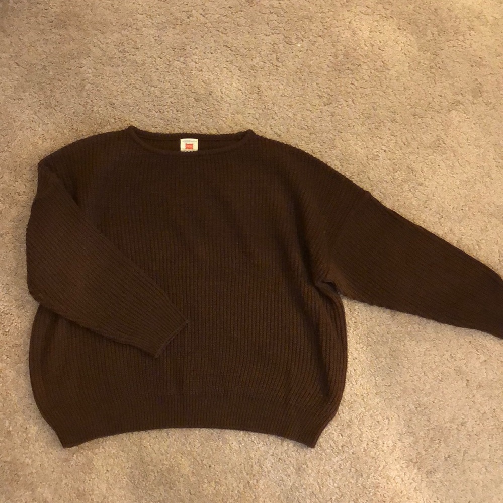 Brown knit